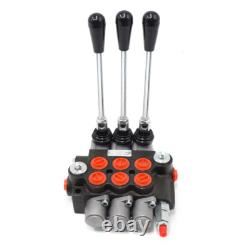 1/2/3 Spool Hydraulic Directional Control Valve Adjustable 11GPM for Loaders