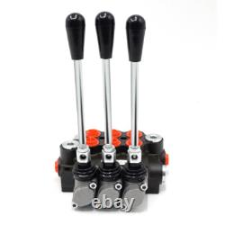 1/2/3 Spool Hydraulic Directional Control Valve Adjustable 11GPM for Loaders