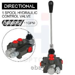 1 Spool 11GPM Hydraulic Directional Control Valves Acting Cylinder Spool 3600psi