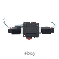1 Spool 13 GPM 12V DC Solenoid Control Valve Hydraulic Monoblock Directional