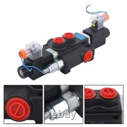 1 Spool 13 GPM 12V DC Solenoid Control Valve Hydraulic Monoblock Directional