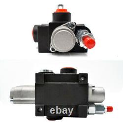 1 Spool Hydraulic Directional Control Valve 11GPM Adjustable for Tractors Loader