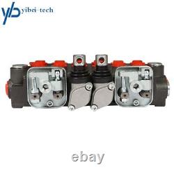 11 GPM 6 Spool Hydraulic Backhoe Directional Control Valve WithJoysticks 3625 PSI