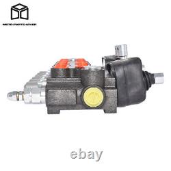 11 GPM 6 Spool Hydraulic Backhoe Directional Control Valve with 2 Joystick