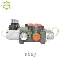11 GPM 7 Spool Hydraulic Monoblock Double Acting Control Valve + conversion plug