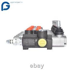 11GPM Adjustable Relief Valve 6 Spool Hydraulic Directional Control Valve