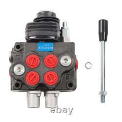 2 SPOOL 10GPM 4000PSI LV22RFSTKAB Hydraulic Joystick Directional Control Valve