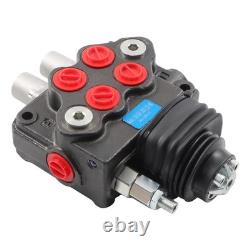 2 SPOOL 10GPM 4000PSI LV22RFSTKAB Hydraulic Joystick Directional Control Valve