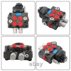2 SPOOL 10GPM 4000PSI LV22RFSTKAB Hydraulic Joystick Directional Control Valve