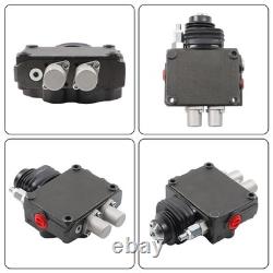 2 SPOOL 10GPM 4000PSI LV22RFSTKAB Hydraulic Joystick Directional Control Valve