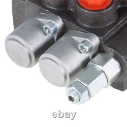 2 Spool 11GPM Hydraulic Directional Control Valve 3625PSI SAE Ports for Tractors
