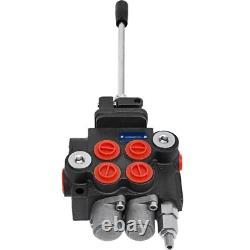 2-Spool 11GPM Hydraulic Joystick Control Valve Double Acting Directional Valve
