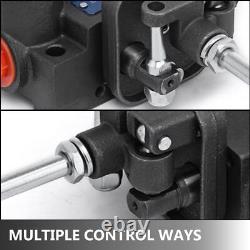 2-Spool 11GPM Hydraulic Joystick Control Valve Double Acting Directional Valve