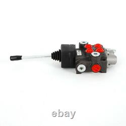 2 Spool 11gpm Hydraulic Directional Adjustable Valve Double Acting Cylinder New