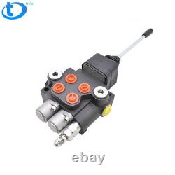 2 Spool 21GPM Hydraulic Directional Control Valve for Tractor Loader withJoystick