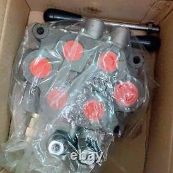 2 Spool 25GPM Hydraulic Directional Control Valve Double Acting Hydraulic Valves