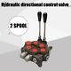 2 Spool 25gpm Hydraulic Directional Control Valve Double Acting Tractor Loader
