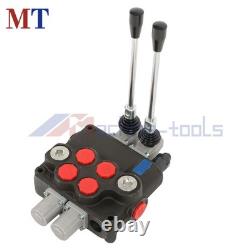 2 Spool 32 GPM 3600 PSI Compact Hydraulic Directional Valve