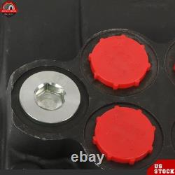 2 Spool 32 GPM 3600 PSI Hydraulic Directional Control Valve Double Acting SAE 16