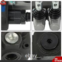 2 Spool 32 GPM 3600 PSI Hydraulic Directional Control Valve Double Acting SAE 16