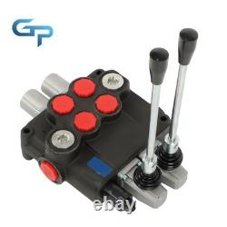 2 Spool 32 GPM 3600PSI Industrial Hydraulic Valve