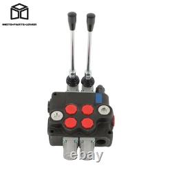 2 Spool 32 GPM 3600PSI Manual Hydraulic Directional Valve