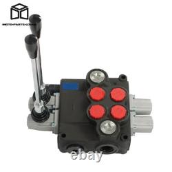 2 Spool 32 GPM 3600PSI Manual Hydraulic Directional Valve