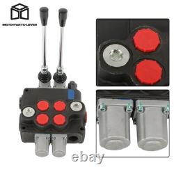 2 Spool 32 GPM 3600PSI Manual Hydraulic Directional Valve