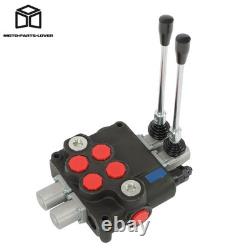2 Spool 32GPM 3600PSI Manual Hydraulic Directional Valve