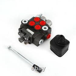 2 Spool Hydraulic Directional Control Double Acting Valve Tractor Loader 11GPM