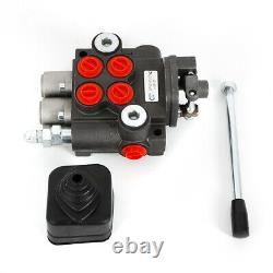 2 Spool Hydraulic Directional Control Double Acting Valve Tractor Loader 11GPM