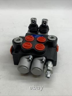 2 Spool Hydraulic Directional Control Valve 11 GPM, Double Acting Cylinder Spool
