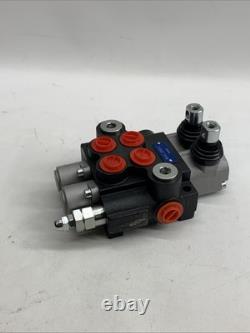2 Spool Hydraulic Directional Control Valve 11 GPM, Double Acting Cylinder Spool