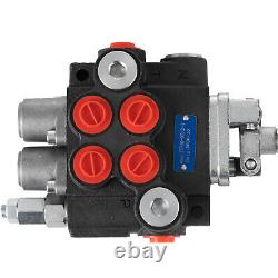 2 Spool Hydraulic Directional Control Valve 11GPM Double Acting Cylinder 40L/min