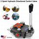 2 Spool Hydraulic Directional Control Valve 11gpm Double Acting Cylinder 40l/min