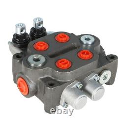 2 Spool Hydraulic Directional Control Valve 25 GPM, 3000 PSI, BSPP