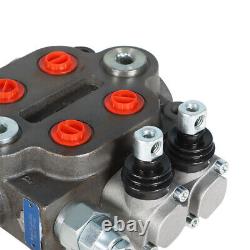 2 Spool Hydraulic Directional Control Valve 25 GPM, 3000 PSI, BSPP