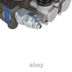 2 Spool Hydraulic Directional Control Valve 25 GPM, 3000 PSI, BSPP