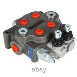 2 Spool Hydraulic Directional Control Valve 25 GPM, 3000 PSI, BSPP