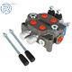 2 Spool Hydraulic Directional Control Valve Bspp Tractor Loader 25gpm New