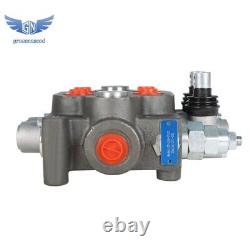 2 Spool Hydraulic Directional Control Valve BSPP Tractor Loader WithJoystick 25GPM