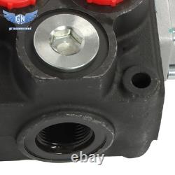 2 Spool Hydraulic Directional Control Valve Double Acting 32 GPM 3600 PSI SAE 16