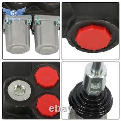 2 Spool Hydraulic Directional Control Valve Double Acting 32 GPM 3600 PSI SAE 16