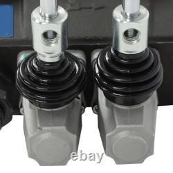 2 Spool Hydraulic Directional Control Valve Open Center 32 GPM 3600 PSI NEW