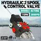 2 Spool Hydraulic Directional Valve 2p40, Double Acting Cylinder Spool 11gpm Us