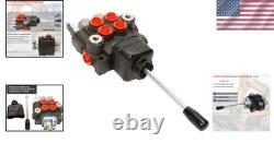 2 Spool Hydraulic Directional Valve with Joystick 11 GPM for Heavy Machinery