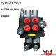 2 Spool Hydraulic Monoblock Hydraulic Directional Control Valve 11 Gpm 40l/min