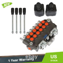 21 GPM 6 Spool Hydraulic Backhoe Directional Control Valve With 2 Joysticks