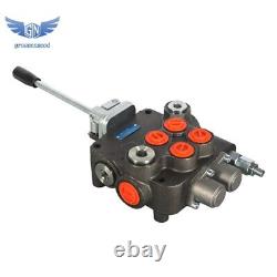 21GPM 2 Spool Hydraulic Directional Control Valve WithJoystick 3625PSI For Tractor