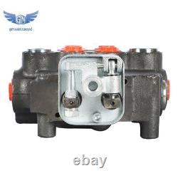 21GPM 2 Spool Hydraulic Directional Control Valve WithJoystick 3625PSI For Tractor